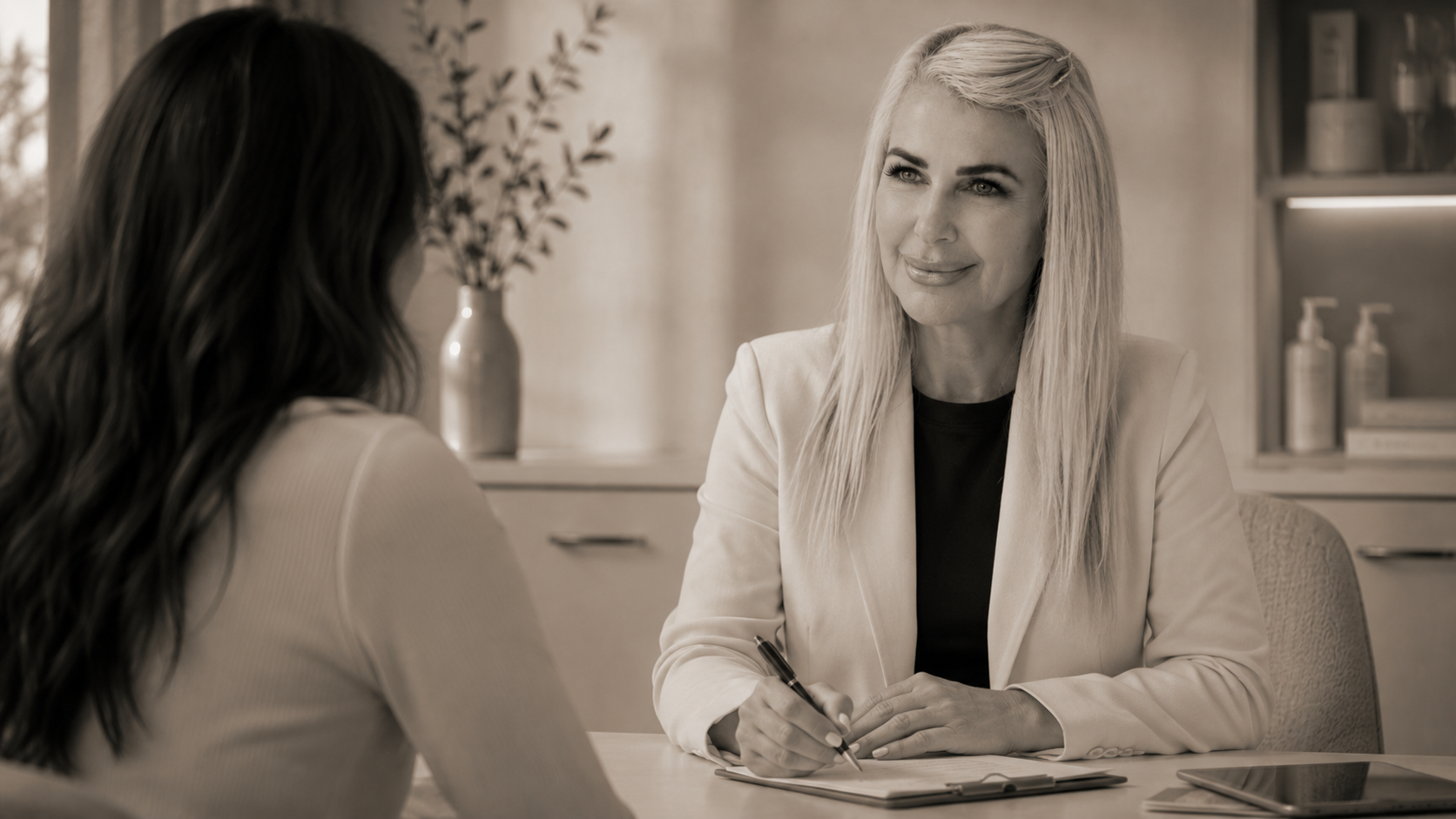 A relaxed consultation at SkinMedics Pyrmont — listening first, with no pressure